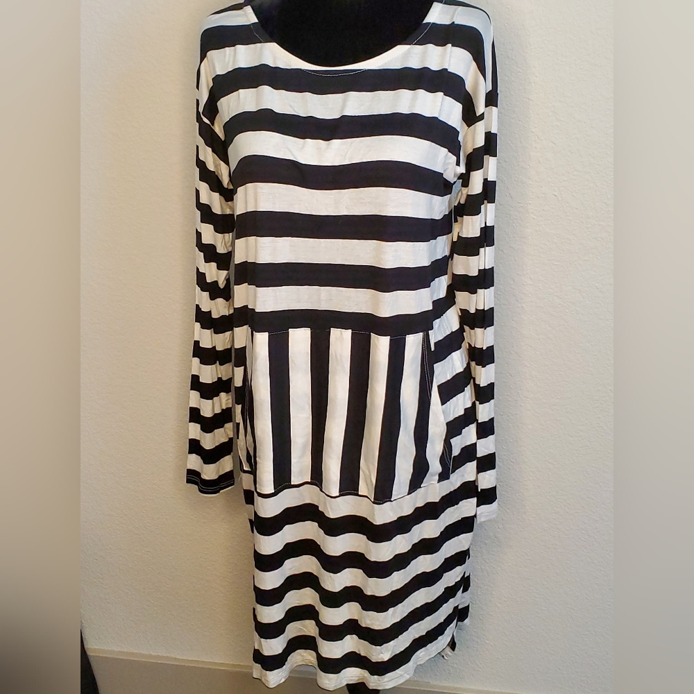 Reborn Striped Dress NWOT
